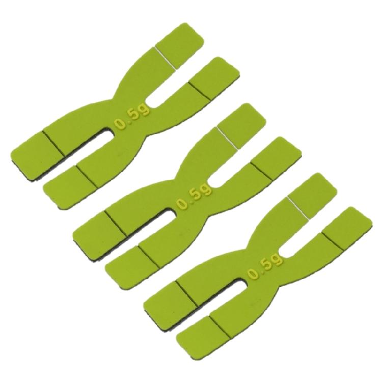 3Pcs Badminton 0.5g Racket Head Balance Strips H-shaped Tennis Racquet Weight