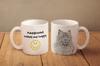 Keeshond, Dutch Barge Dog, Smiling Dutchman, - Cup with a Dog, Cheerful Cup for a Dog Lover, Personalized Gift from the Art-Dog Brand
