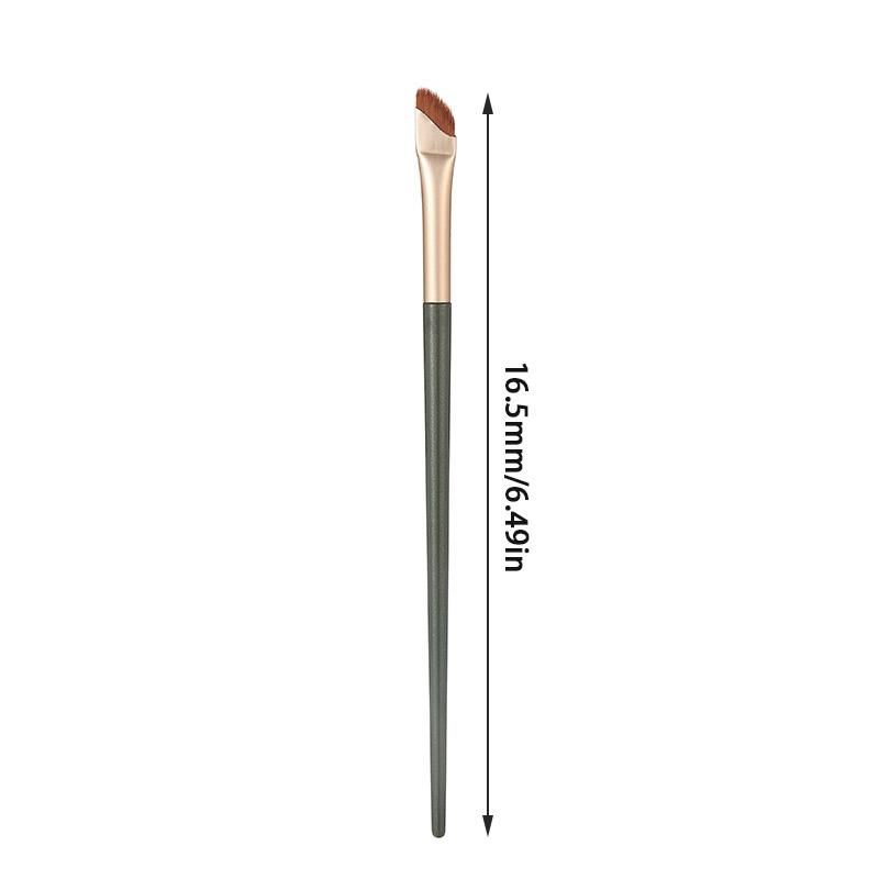 Upgrade Eyeliner Eyebrow Brush Slanting Flat Sickle Blade Eyeliner Brushes Wool Fiber Eye Brow Contour Professional Makeup Tools