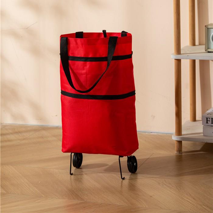 Waterproof Foldable Shopping Trolley: Portable Handcart & Internet Celebrity Design