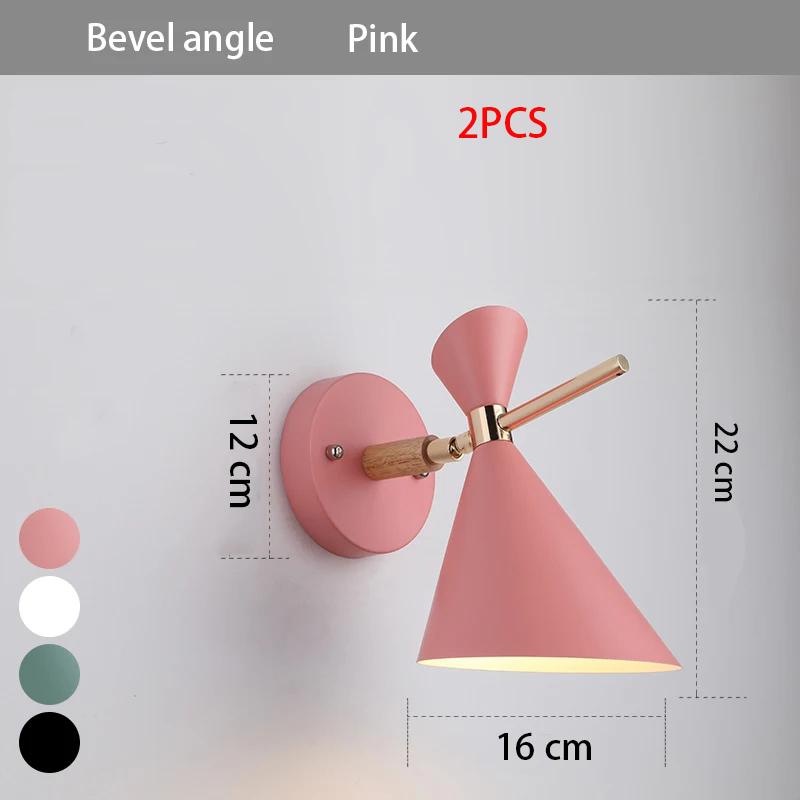 Nordic Mediterranean Minimalist Macron Living Room Dining Room Bedroom Corridor Wall Lighting LED Background Wall Lights e27