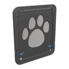Pet Screen Door Magnetic Flap Screen Automatic Lockable Black Door for Dogs