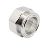 High Quality Thicken 1/4-2" BSPT Female 0.5" 1.5" 2" Tri Clover Ferrule Clamp S304/316 Stainless Steel Sanitary Plumbing Fitting