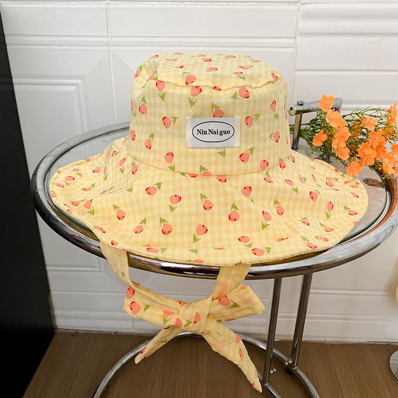 

Summer Versatile Fisherman Hat For Women With Wide Brim Protective Features Sun жовтий