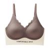 Soft Lifting Fixed Cup, Seamless Back, No Steel Ring Support, Bra Thin Summer