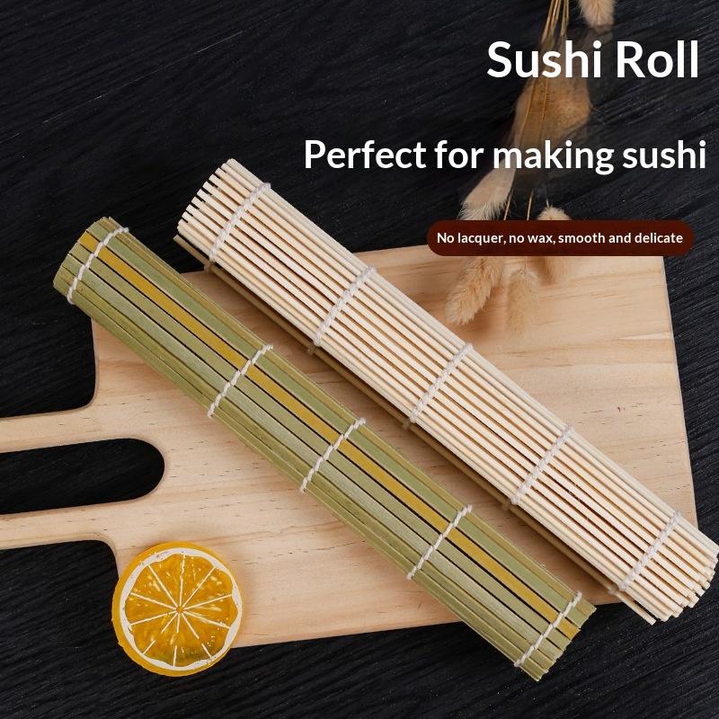 Fai da te Bambù Sushi Maker Tappetino Arrotolatore Sushi Strumenti Rulli per Riso Gadget da Cucina Fabbricatore Manuale Stampo per Rotoli di Riso Accessori per la Cottura