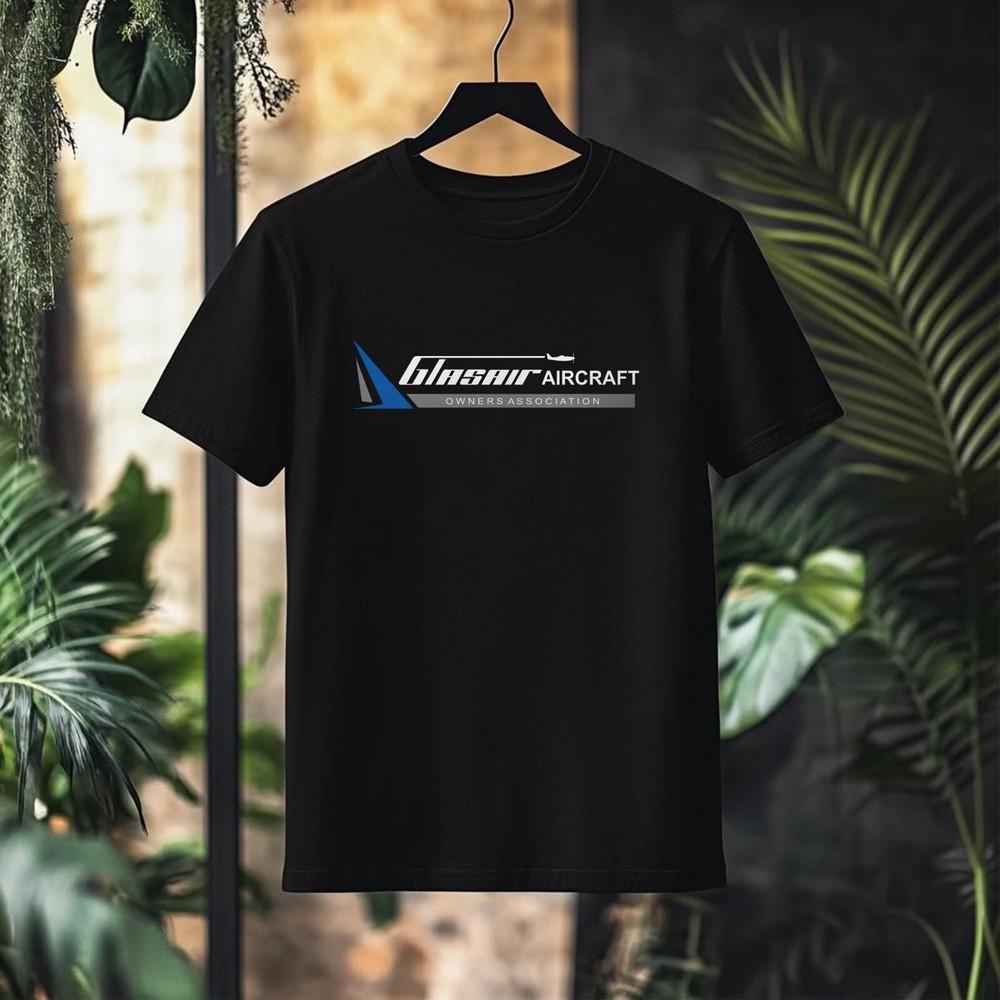

Glasair Aviation Logo T-Shirt Unisex Size S-3XL Made in USA, I Love Father Gift. L