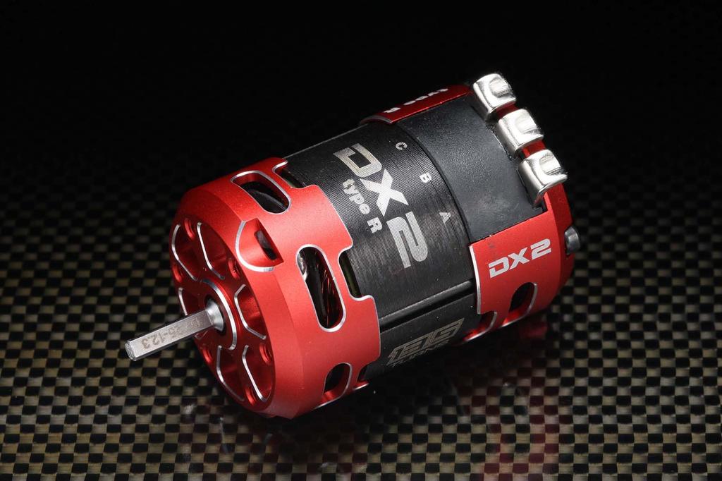Yokomo DX2 Type-R Brushless Motor 13.5T (Red) Drift Performance (12.3x7.25x24) RC Brushless Motor - RPM-D2135RR