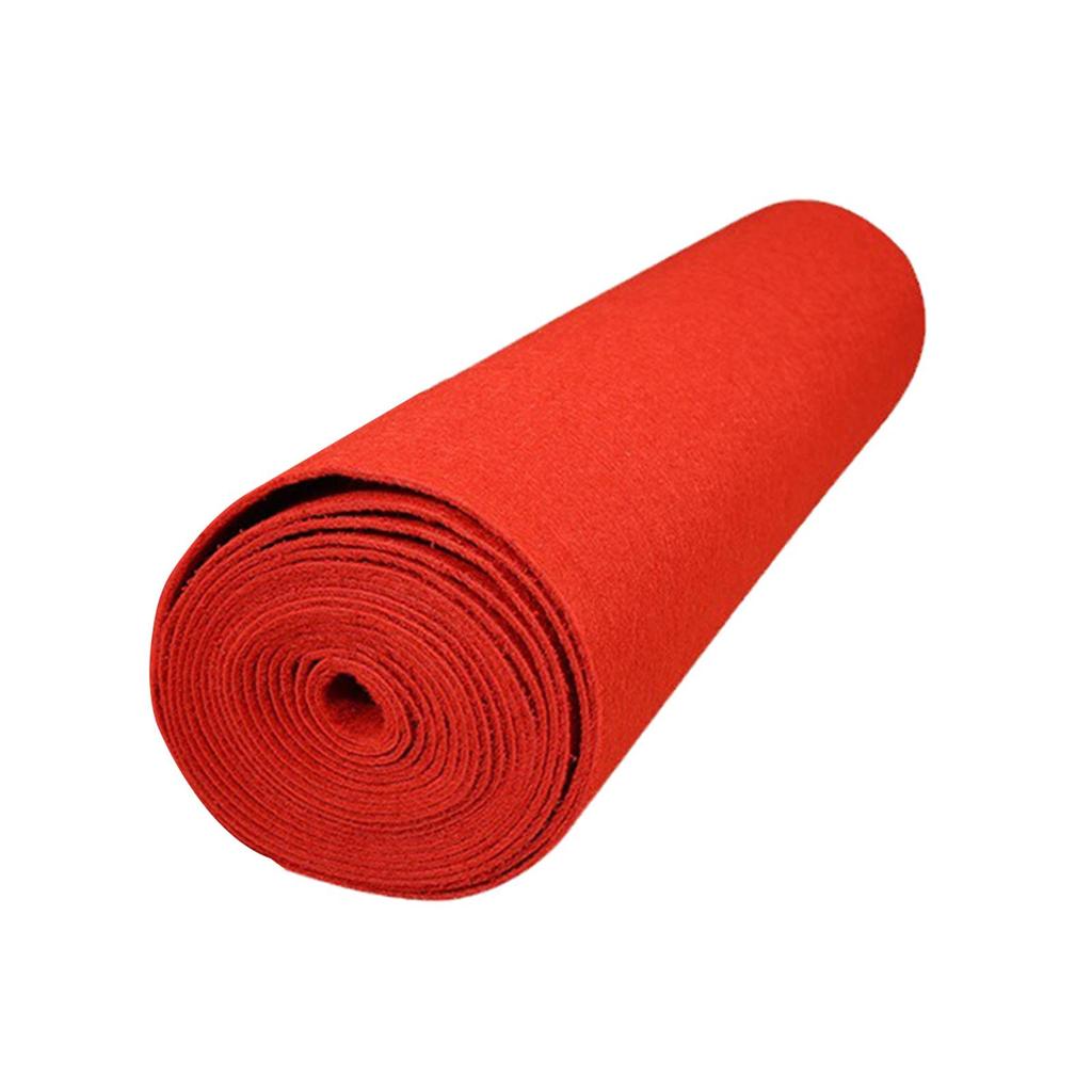 Red Carpet Aisle Runner Practical Sturdy 5 Meters Wedding Carpet 1 Meter Wide for Bridal Shower Indoor Ceremony Banquet Decor