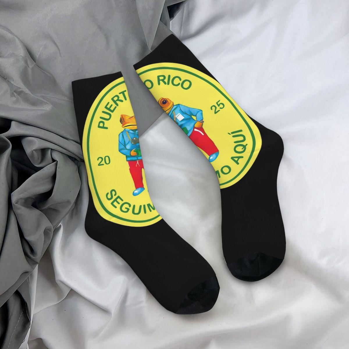 

Повседневные носки Bad Bunny DTMF Debi Tirar Mas Fotos Design Print Socks Весна Осень Зима Удобные носки для бега Пот впитывающие One Size