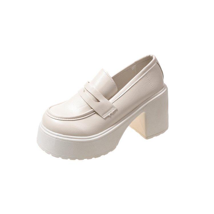 

Туфли Мэри Джейн в стиле ретро для женщин, японская весна 2024, новые туфли на высоком каблуке с юбками и маленькими кожаными туфлями 35