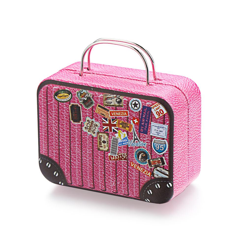 Fashion Steel High Quality Eyelash Package False Eyelashes Box Suitcase Mink Lash Tray