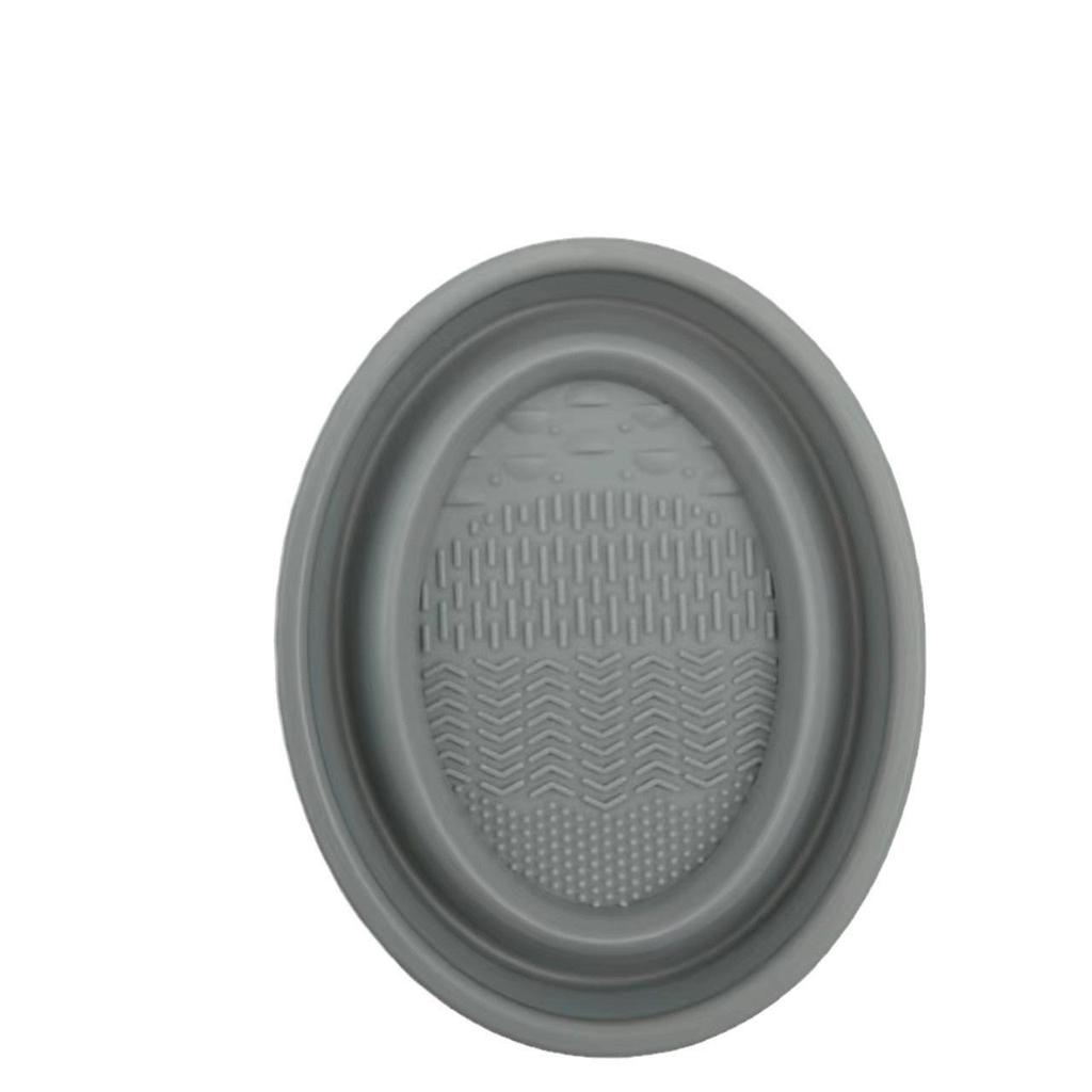 Silicone Makeup Brush Cleaning Bowl & Puff Pad Artifact