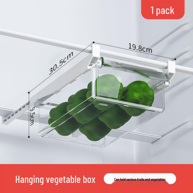 

Підвісний тримач для яєць Організатор ящика холодильника для зберігання свіжості та заморозки.