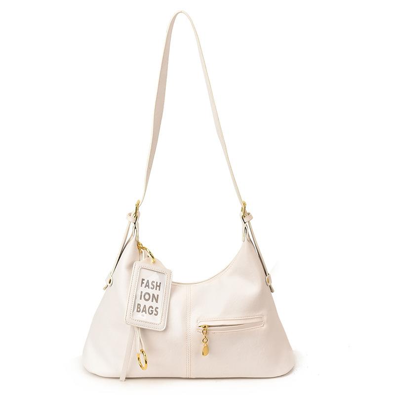 Tote Bag with A Single Shoulder Strap, Featuring A Retro Trend and An Underarm Sling, A High-end and Fashionable Bag.