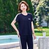 Hongdou 2025 Women's Short Sleeve T-Shirt and Casual Sportswear Set