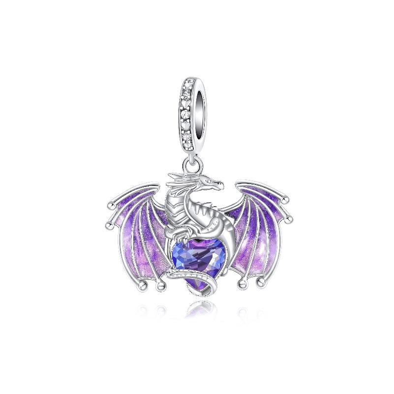 New Copper Angel Wing Charms Heart Bird Pig Pendants Fit Original Bracelets Necklaces Womens Fine Diy Jewelry Gifts
