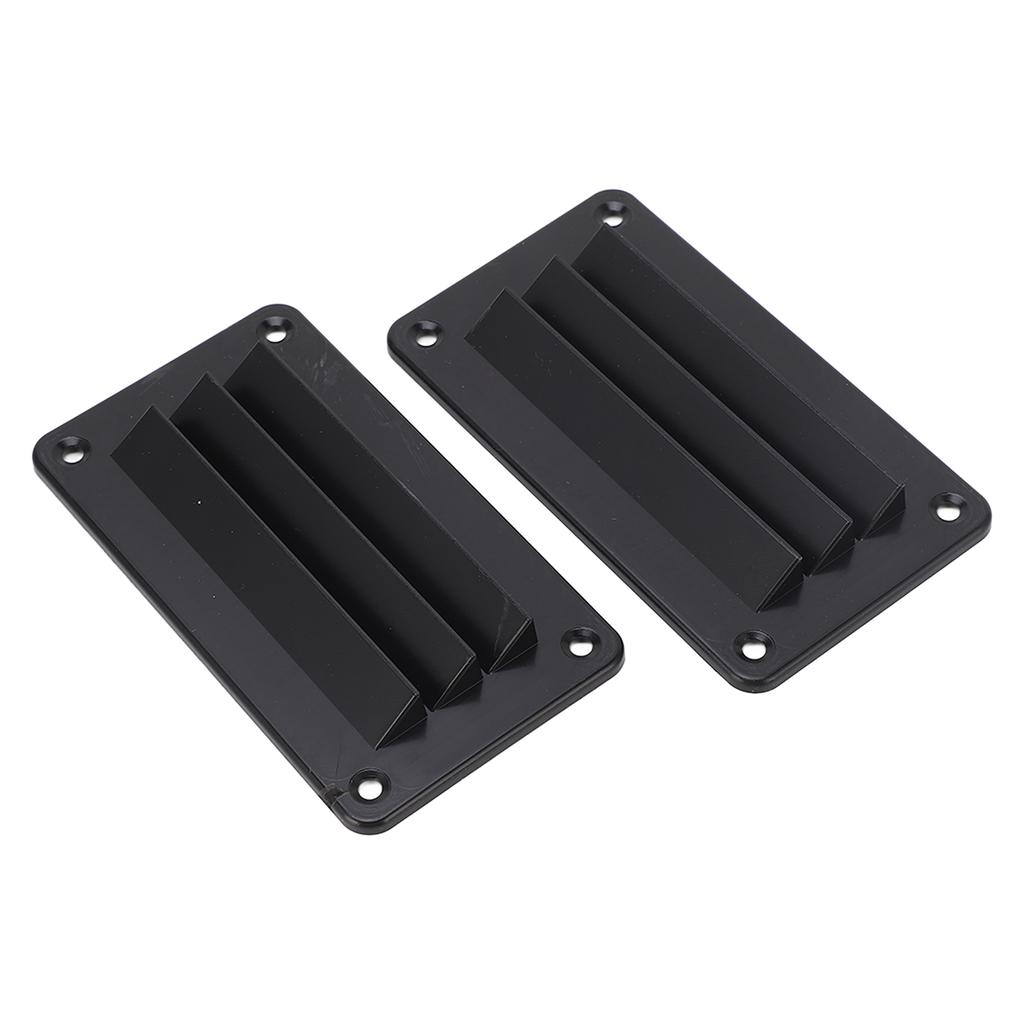 2pcs RV Air Vent Louver Professional Bathroom Office Ventilation Outlet Grille Louver for Boat