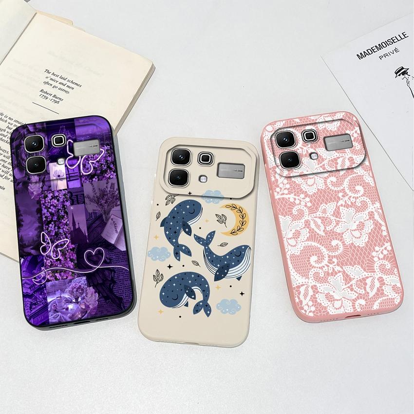 For Infinix Note 60 Pro Ultra 50 40 Pro+ 50X 50S 40X 30 Pro VIP 30i Note Edge Phone Cases Mystical Sun & Moon Art Camera Protection Lightweight Bumper