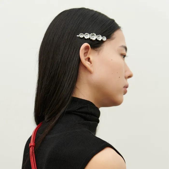 Bloom Hair Clip (Silver)