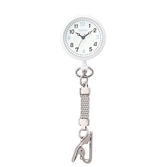 

Детские НОВЫЕ часы Hapipla Luminous Nurse Watch с перевернутым циферблатом для медицинских сестер [22 цвета] Белый 1045268A