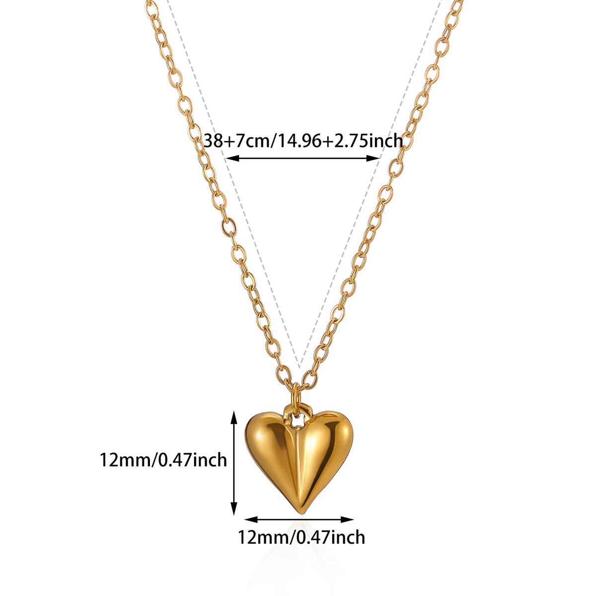 

Exquisite Geometric Flower Charm Gold Color Necklace For Women Girl Birthday Stainless Steel Sun Heart Choker Distinctive Gift