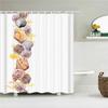 Sunlight Beach Waterproof Fabric Shower Curtains 3D Printing Palm Tree Bath Curtain for Bathroom Bathtub Decoration with Hooks