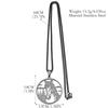 Horse Head Necklace For Women Men Stainless Steel Silver Color Pendant Chain Jewelry Gifts Animal Lover