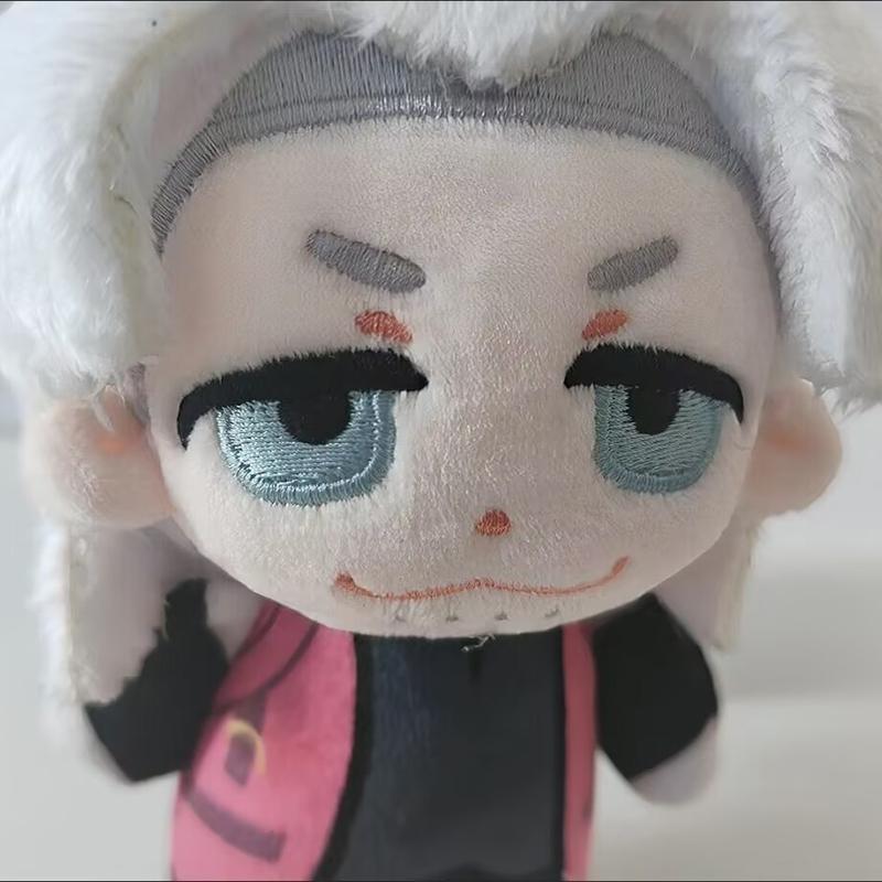10cm Devil May Cry Plush Toy Dante Anime Dante Plushie Doll Figure Keychain Pandent Dolls Holiday Gift Fan Collection