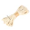 6mm Macrame Cord Cotton Cream White Rope for Bohemian Wall Hanging, DIY Weaving and Tapestry Making