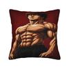 Anime B-BakiBaki Yujiro Hanma  Pillowcases  Kawaii Pillow Case For Sofa Home Decor Print Pillow Cover