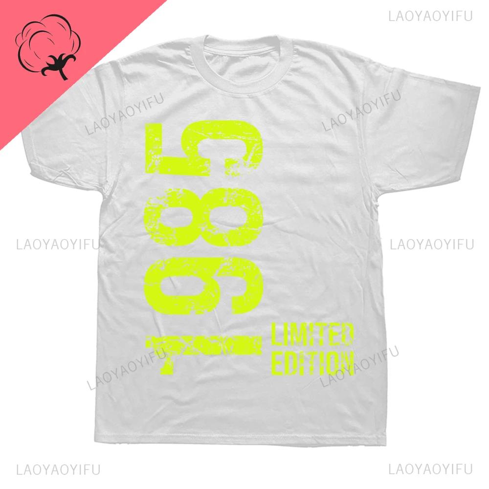 Awesome 38th 38 Years Retro Vintage 1985 Printed Birthday Gifts WOMEN TShirts Streetwear Hip Hop Short Sleeve Women T-shirt