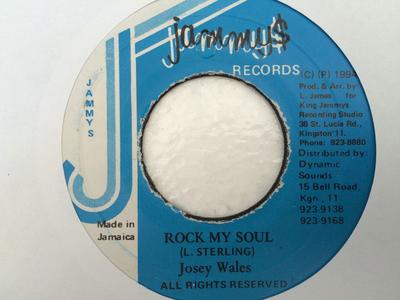 7-Zoll Schallplatte JOSEY WALES - Rock My Soul NONE Jammy's Records 1994 Jamaika Reggae, Ska & Dub Gebraucht