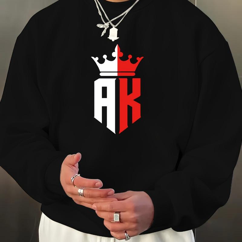 Ideal für den täglichen Gebrauch und langfristigen Einsatz, Herren-Sweatshirt mit Rundhalsausschnitt