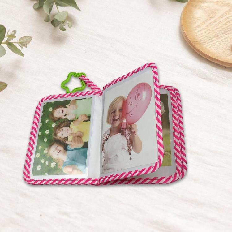 Eerste Jaar Baby Herinneringen Fotoalbum Zacht Stoffen Fotoboek voor het Vastleggen van Speciale Herinneringen met Spiegelende Babydouche Cadeau