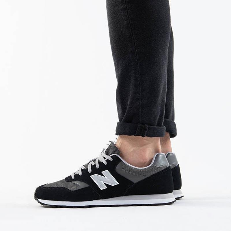 New Balance NB 393 Comfortable High-Top Casual Running Shoes Unisex sneaker Black ML393SM1
