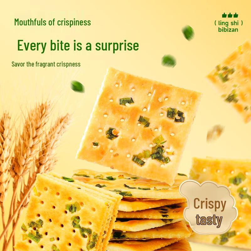 BIBIZAN Scallion Soda Crackers
