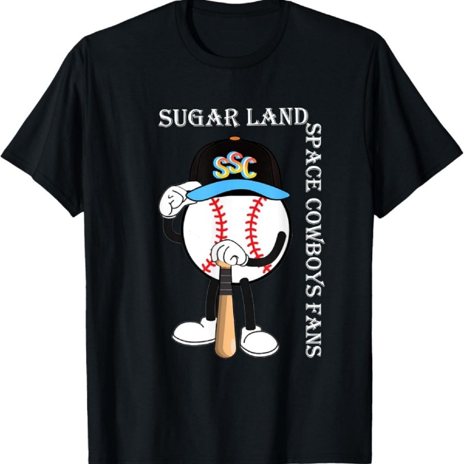 Sugar Land Space Cowboys_HOU_MiLB_001 T-Shirt XXXXXL чёрный