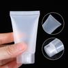 2Pcs Travel Size Empty Matte Clear Tube Cosmetic Cream Lotion Shampoo Bath Squeeze Lotion Containers Refillable Bottles