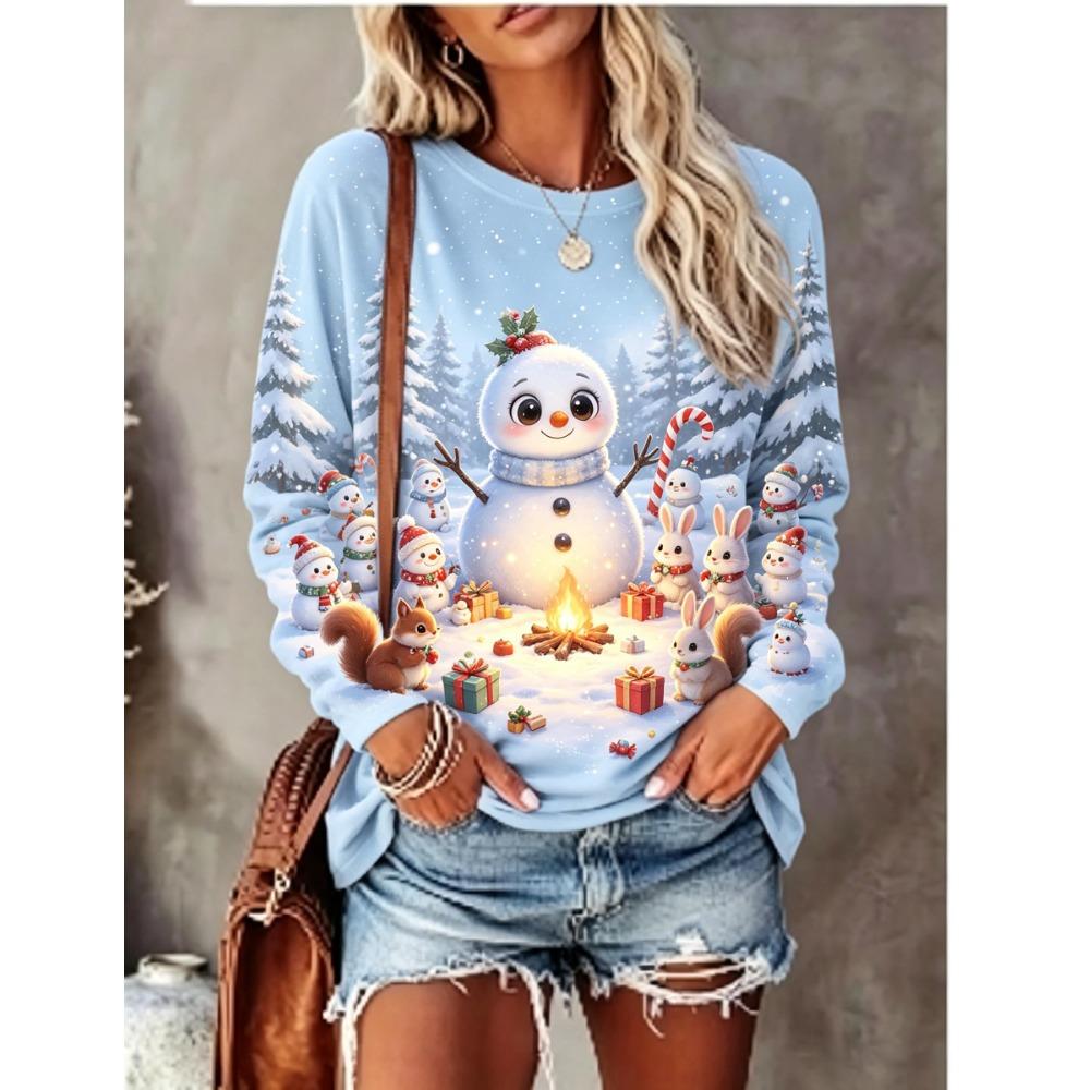 Women'S Pink Cute Skull And Bone for All-Over Print Crew Neck Long Sleeve