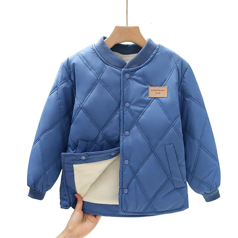 Children Autumn Sports Casual Outerwear Kids Winter Padded Jackets Boys Girls Thick Warm Coats Quilted Bottoming Jacket