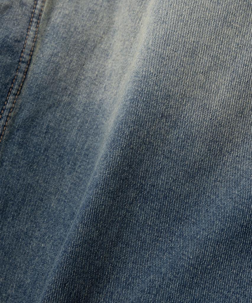 Millo Archive Back Pleated Denim Jacket [Fade Blue]