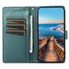 DF-06 For Xiaomi Redmi Note 14 5G Phone Case Line Imprint Leather Wallet Cover