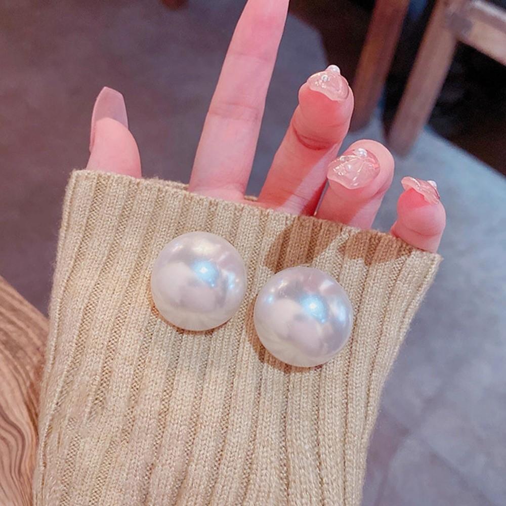 Retro Collarbone Chain Imitation Pearl Neckchain New Pearl Necklace  For Bridal Earrings