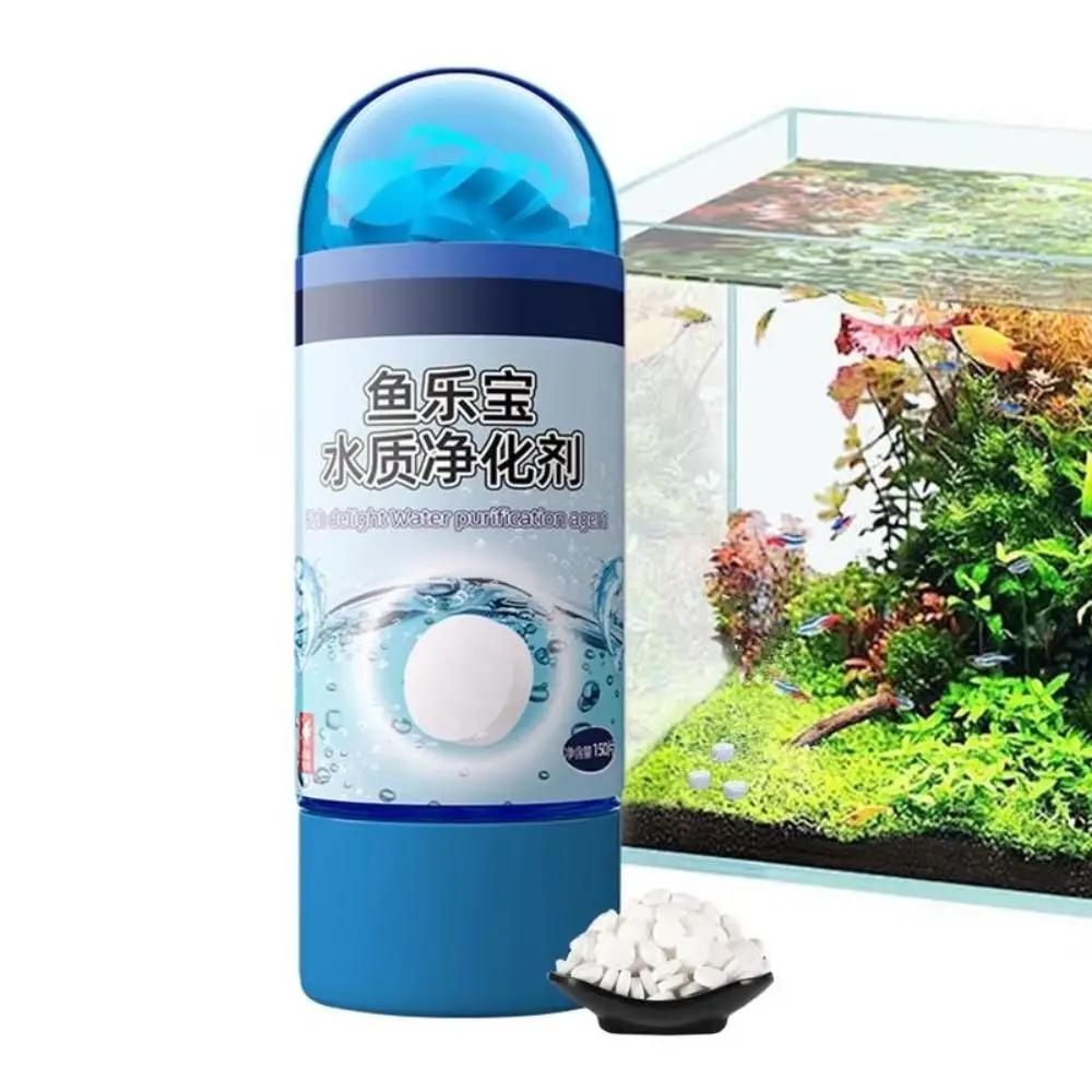 Potenti Pastiglie Purificanti per Acqua Rimuovi Odori Detergente Agente Repellente Alghe Efficace Algicida per Acquario Serbatoio per Pesci d'Acquario