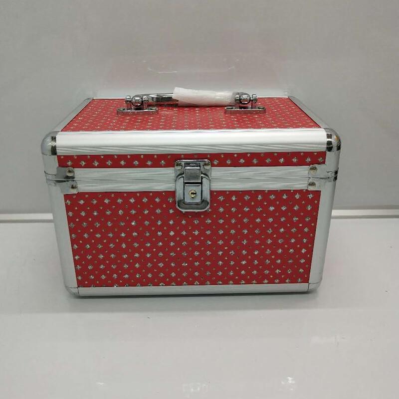 Xiayou Small Portable Aluminum Makeup & Jewelry Case