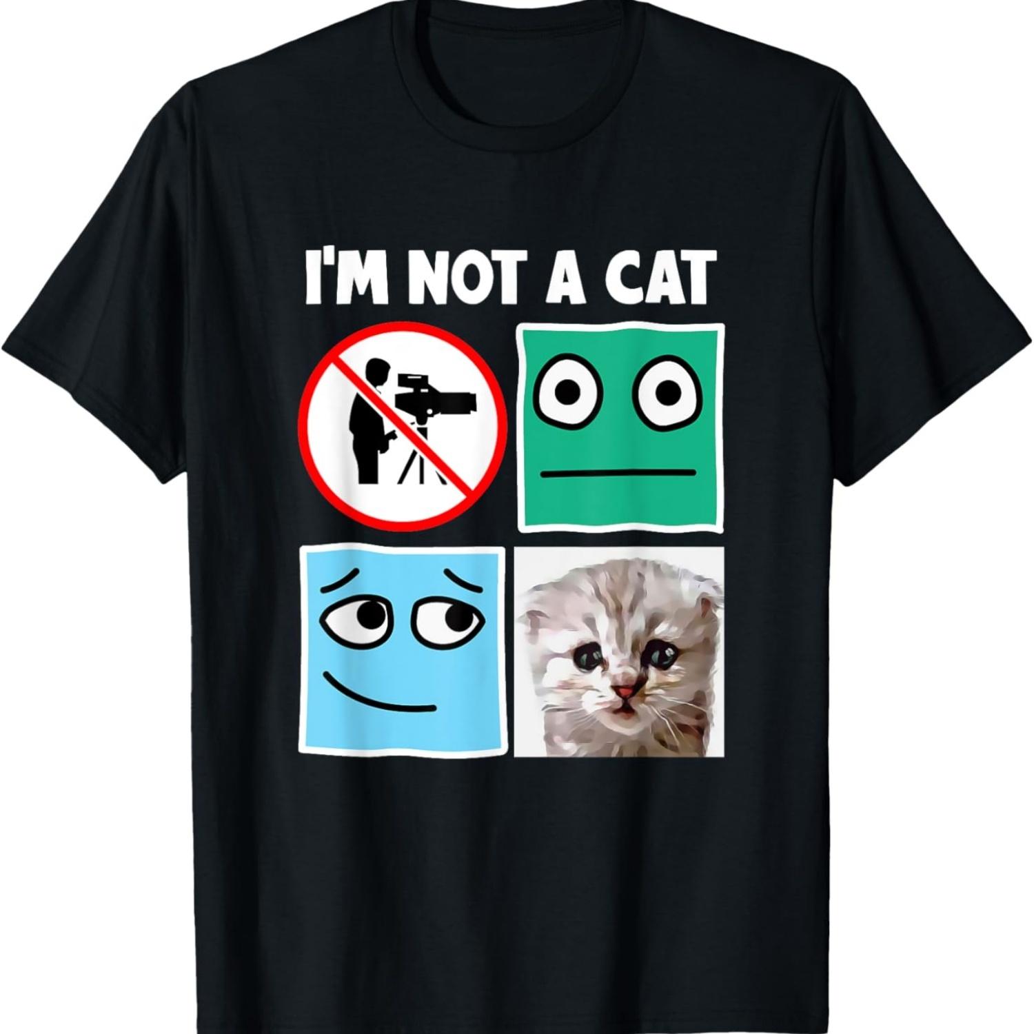 I m Not A Cat - Lawyer Cat Meme T-Shirt S чёрный