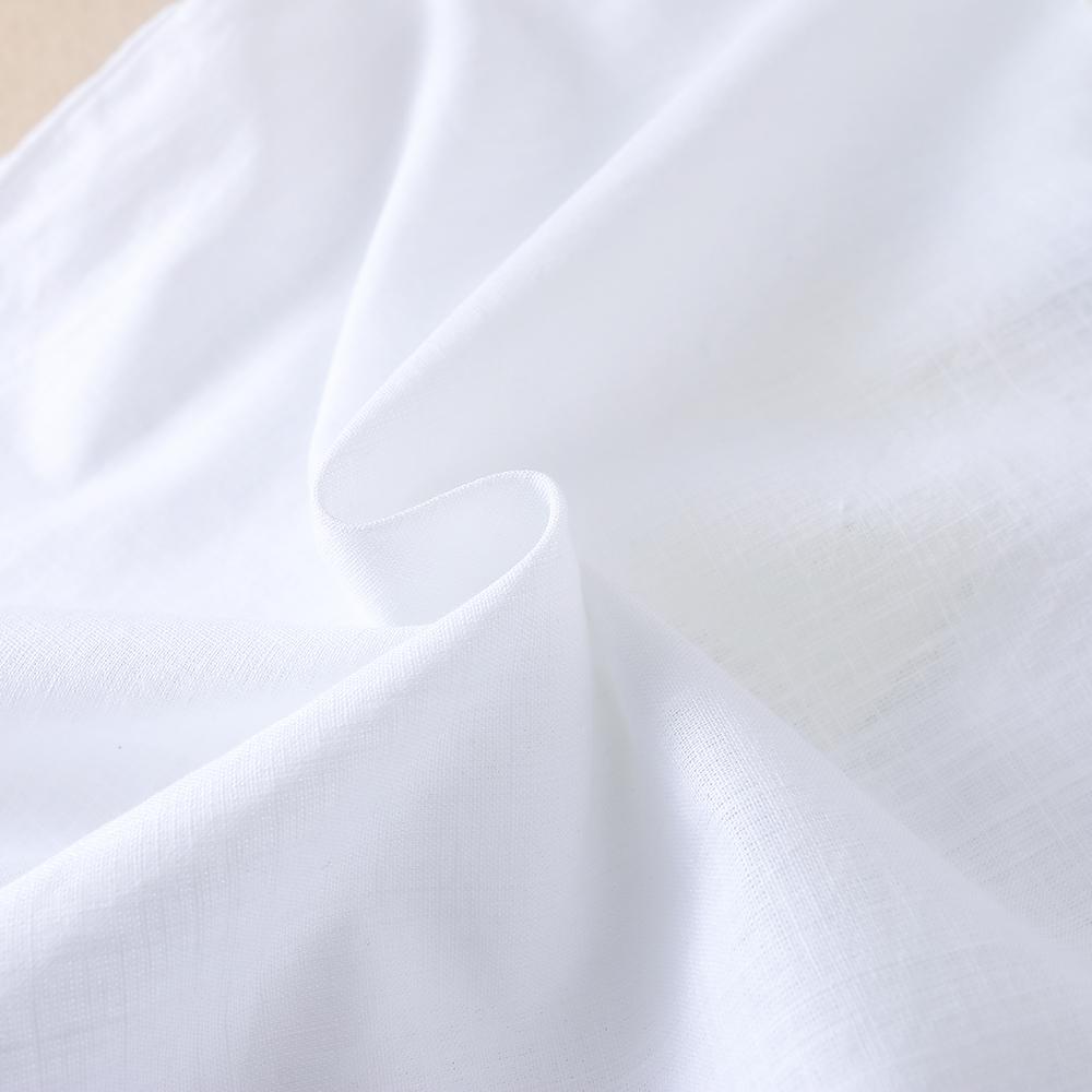 Camicette da ragazza Camicie estive a maniche corte in cotone Bel pizzo causale bianco Top Abbigliamento per bambini di alta qualità