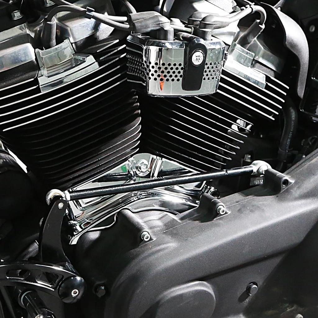 Chrome Metal Cylinder Base Cover for Harley Touring 2017-2023 Street Road Glide FLHX FLTRX FLHT