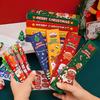 1 Box Cartoon Christmas Gel Pens Random Gift Student Creative Surprise Stationery Set 0.5mm High Quality Black Ink Pen